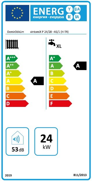 Demirdöküm Vintomix 28 kW Enerji Etiketi